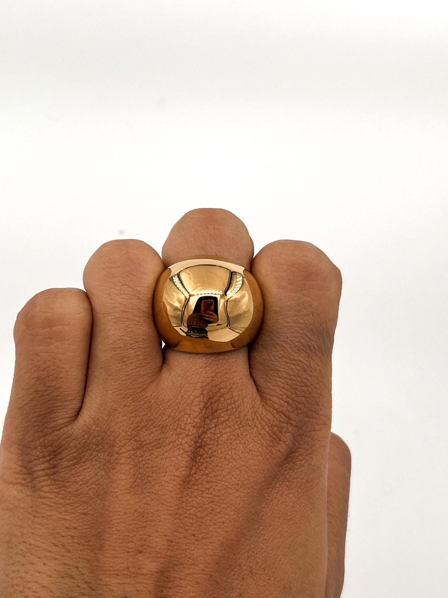 GOLD DOME RING